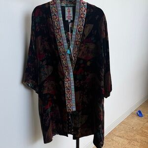 Johnny Was Fusai velvet Kimono